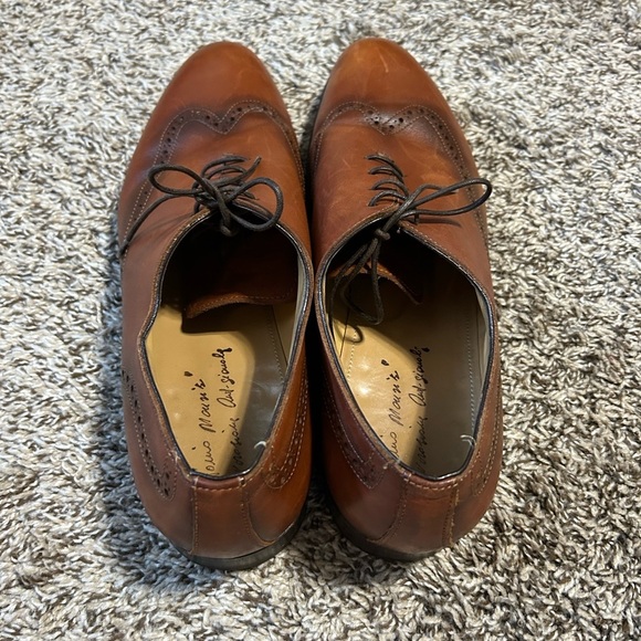 Antonio Maurizi Leather Cap Toe Oxford Dress Shoes Brown Size 44 main image 9